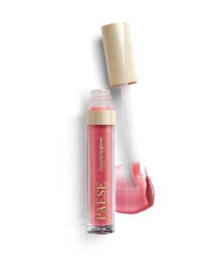 Lip Gloss with Particles for Visually Enhanced Lips Mirror-Like Effect Shade 04 Glowing Lipgloss Paese