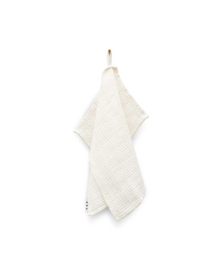 Hhuumm Waffle Cream 30x30 cm Soft and plush linen towel