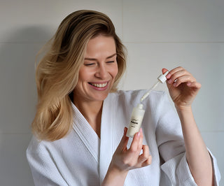 Derm Good moisturising face serum with probiotics for skin 40+
