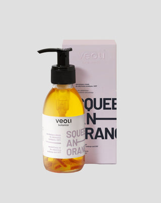 Emulsifying cleansing oil for makeup removal and Spf squeeze an orange Veoli Botanica - 1