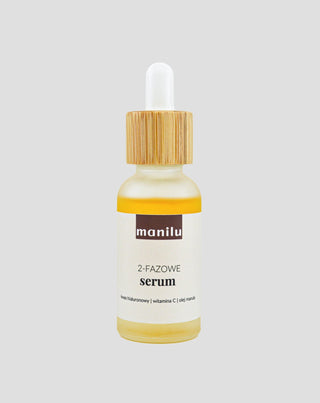 Two-Phase Night Serum for Dry Skin with Hyaluronic Acid and Vitamin C Manilu - 1