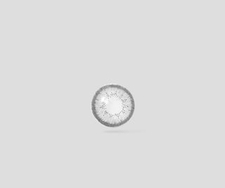 Graphite grey zero power monthly coloured contact lenses Grey Moons No. 3 Ovio