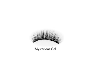 Bamm!Lashes Mysterious Gal 2D false strip eyelashes for repeated use - 4