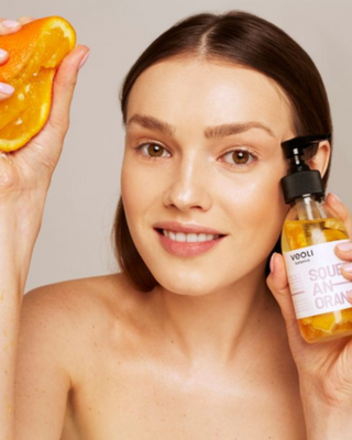 Emulgujący olejek do zmywania makijażu i Spf squeeze an orange Veoli Botanica_1 - 2