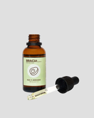 Avocado oil moisturizing and nourishing with vitamins A, E and D Bracia Mydlarze_2 - 2