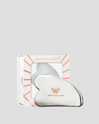 Face massage plate gua sha made of stainless steel Cryo Ice Gua Sha Crystallove - 1