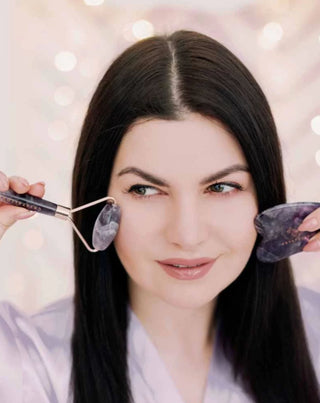 Amethyst Facial Massager Stone of Harmony Soothing and Calmness Crystallove - 2