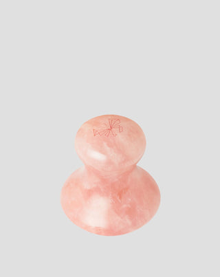 Facial massage mushroom made of natural rose quartz Crystallove_3 - 3