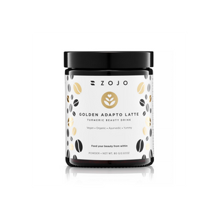 Zojo Golden Adapto Latte 100% vegan golden milk elixir with turmeric to improve digestion