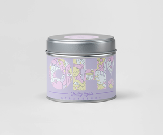 Oh!Tomi Fruity Lights decorative strawberry scented candle 40-hour burn time