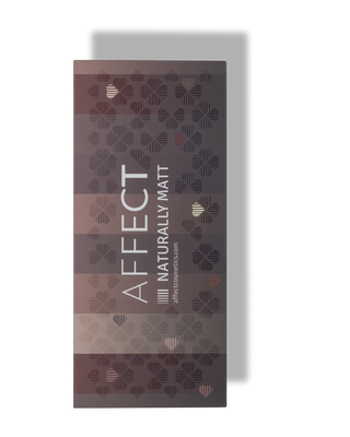 Naturally Matt Pressed Eyeshadows Palette Affect Professional Cosmetics