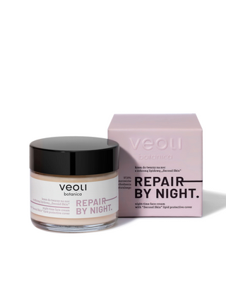 Veoli Botanica Second skin Repair by night face cream with lipid protection - 1