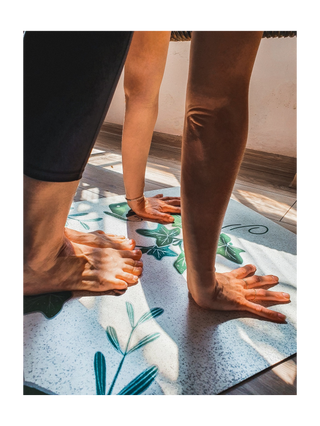 Rubber Yoga and Exercise Mat Veganika Day Moonholi