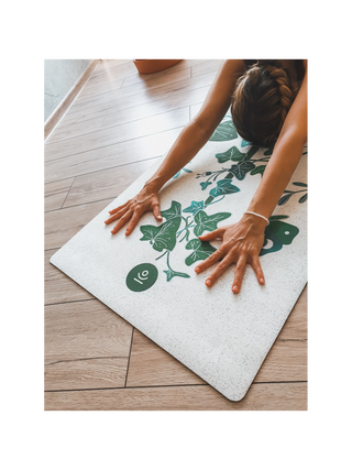 Rubber Yoga and Exercise Mat Veganika Day Moonholi