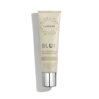 Lumene Blur 2 Soft Honey up to 16h high coverage smoothing foundation with SPF 15