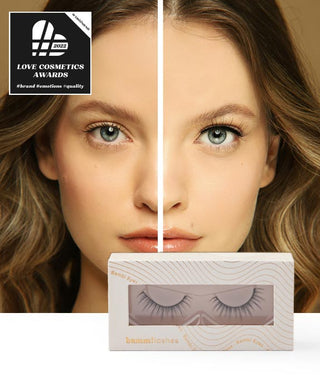 Bamm!Lashes Bambi Eyes 2D false strip eyelashes for repeated use soft and light - 2