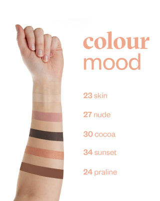 Mattifying Eyeshadow Colour Mood in Milky Chocolate Shade 24 Praline Paese