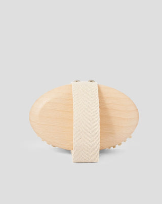 Natural Wood and Agave Fibre Dry Body Massage Brush no. 1 Hhuumm - 3