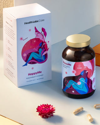 Mood Enhancement Supplement HappyMe Health Labs Care 120 Capsules - 2