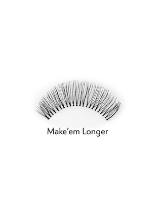Bamm!Lashes artificial 2d lashes for multiple applications for a natural Make'em Longer effect - 2