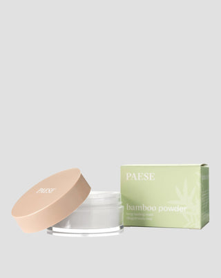 Mattifying Bamboo Loose Face Powder with Antibacterial Properties Paese