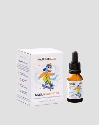 Vegan Vitamin D in Drops for Children MyKids Vitamin D3 Health Labs Care