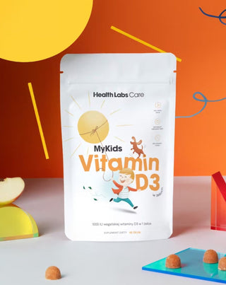 Vegan Vitamin D for kids – MyKids Vitamin D3 in Health Labs Care Gummies, 60 pcs.