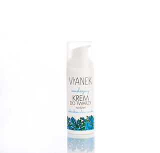 Moisturising Facial Cream with Dandelion Leaf Extract for Dry and Sensitive Skin Vianek