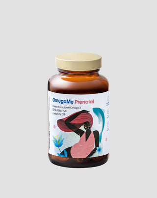 OmegaMe Prenatal Omega-3 Fatty Acids DHA and EPA from Fish with Vitamin D3 Health Labs Care 60 Capsules