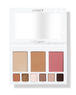 Affect Professional Cosmetics Butterfly Makeup palette of blushes and bronzers - 3