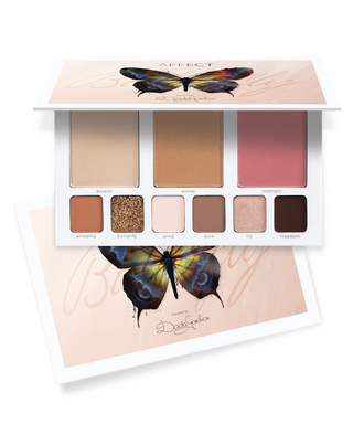 Affect Professional Cosmetics Butterfly Makeup palette of blushes and bronzers - 1