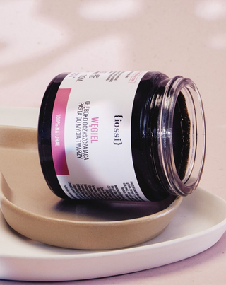 Charcoal Activated Face Cleansing Paste for Combination, Oily, and Acne-Prone Skin Iossi