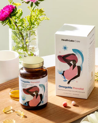 OmegaMe Prenatal Omega-3 Fatty Acids DHA and EPA from Fish with Vitamin D3 Health Labs Care 60 Capsules