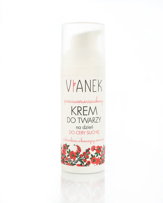 Anti-Wrinkle Day Facial Cream for Dry Skin with Red Clover Vianek