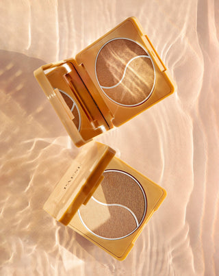 Light Bronzing and Texture-Smoothing Powder Self Glow Paese