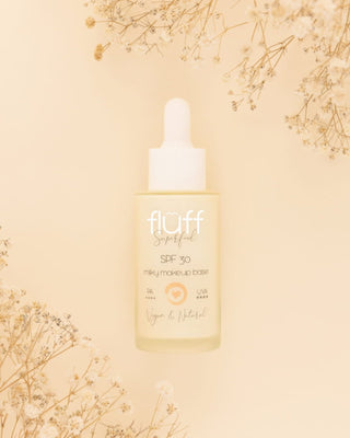 Milk Makeup Base with SPF 30 Sunscreen and Hyaluronic Acid Fluff