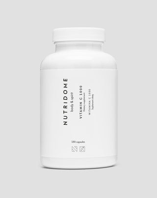 Nutridome Vitamin C 1000 for immunity and collagen synthesis 180 capsules - 1