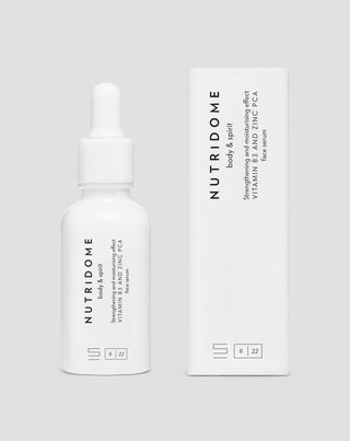 Nutridome 10% vitamin B3 and 1% zinc face serum for acne