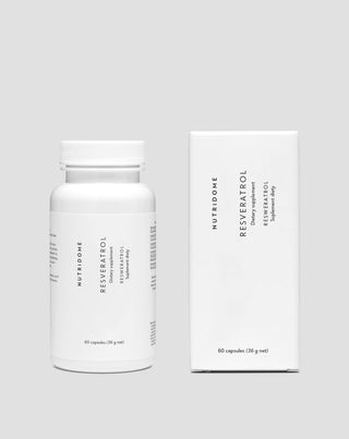 Resveratrol capsules supporting the circulatory system and protection against atherosclerosis Nutridome 60 pcs - 2
