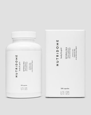 Spirulina seaweed tablets for body cleansing Nutridome 180 capsules - 2