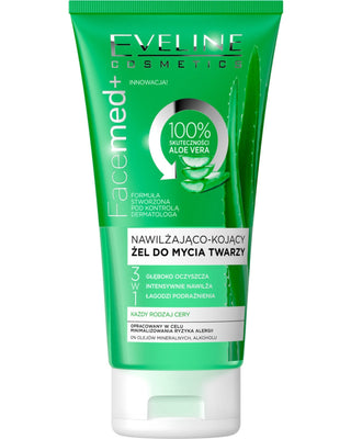 Moisturising and Soothing 3-in-1 Aloe Face Cleansing Gel Eveline