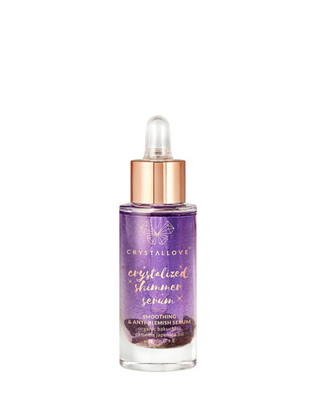 Amethyst and Bakuchiol Facial Serum - Amethyst Shimmer Serum Crystallove
