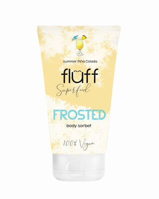 Body sorbet with natural oils with pinacolada scent perfect after sun Fluff