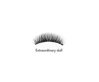 Bamm!Lashes Extraordinary Doll 2D false strip eyelashes for repeated use natural effect - 4