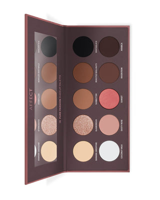 Long-Lasting Pressed Eyeshadow Palette Pure Passion Affect Professional Cosmetics