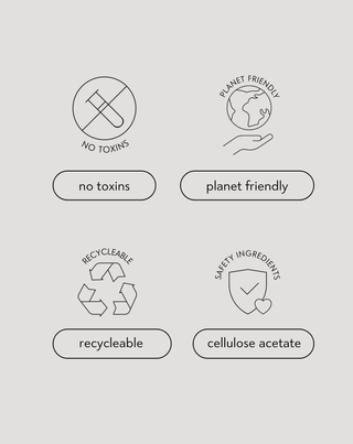 Set of wavy hair pins green, black, pink Twisty 3 pcs. - 4