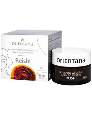Natural Vegan Day Facial Cream with Reishi Mushroom Orientana