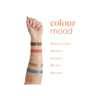 Mattifying Eyeshadow Colour Mood in Peachy Shade 32 Bloom Paese