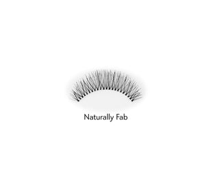 Bamm!Lashes Naturally Fab 2D false eyelashes for repeated use resistant to deformation
