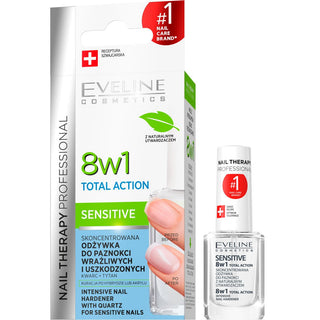 Nail conditioner 8in1 Total Action Sensitive Eveline
